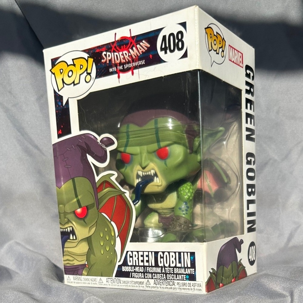 Funko Pop Marvel Spider-Man Into The Spider-Verse Green Goblin 408 Vinyl Figure